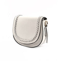 Cecilia Leather Crossbody: Crescent Bag - Leather Italiano