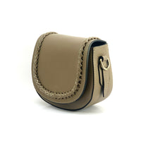 Cecilia Leather Crossbody: Crescent Bag - Leather Italiano