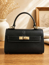 Celestine Italian Leather Top Handle Bag - Leather Italiano