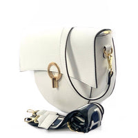 Charlotte Leather Crossbody Bag: Italian Leather - Leather Italiano