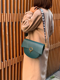 Charlotte Leather Crossbody Bag: Italian Leather - Leather Italiano