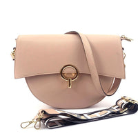 Charlotte Leather Crossbody Bag: Italian Leather - Leather Italiano