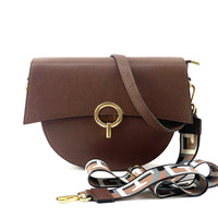 Charlotte Leather Crossbody Bag: Italian Leather - Leather Italiano