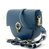 Charlotte Leather Crossbody Bag: Italian Leather - Leather Italiano