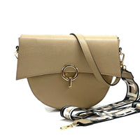 Charlotte Leather Crossbody Bag: Italian Leather - Leather Italiano