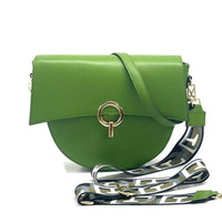 Charlotte Leather Crossbody Bag: Italian Leather - Leather Italiano