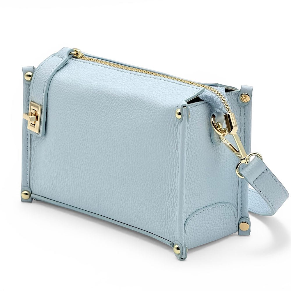 Cipressino Italian Leather Mini Crossbody Bag - Leather Italiano