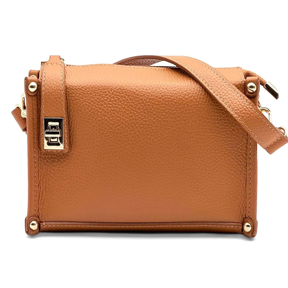 Cipressino Italian Leather Mini Crossbody Bag - Leather Italiano