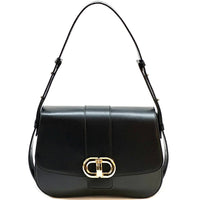 Claribel Leather Shoulder Bag - Leather Italiano