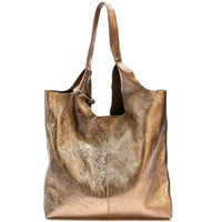 Claudia Italian Leather Shoulder Bag – Spacious & Handcrafted Elegance - Leather Italiano