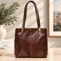 Clotilde Hand-Dyed Leather Convertible Backpack - Leather Italiano