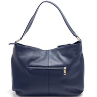 Concetta Convertible Leather Hobo: Tan Italian Calfskin - Leather Italiano