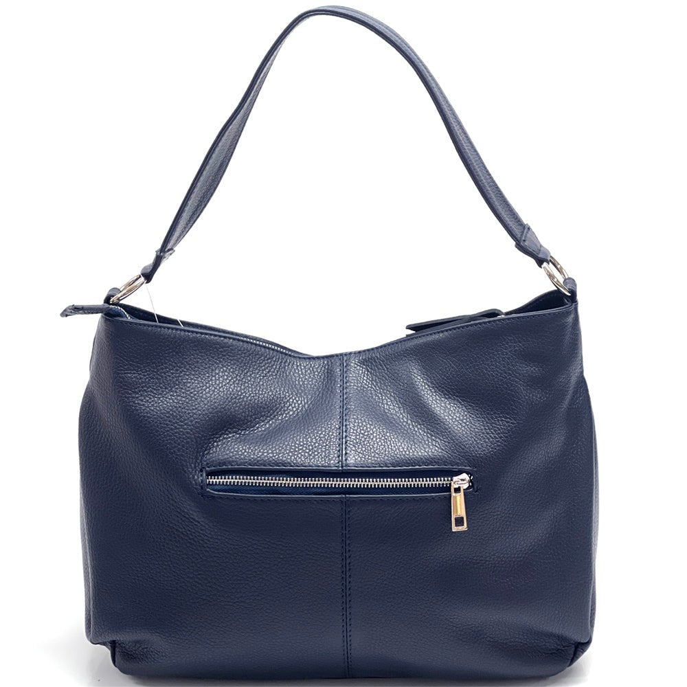 Concetta Convertible Leather Hobo: Tan Italian Calfskin - Leather Italiano
