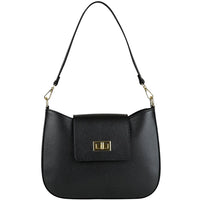 Costanza Structured Leather Shoulder Bag - Leather Italiano