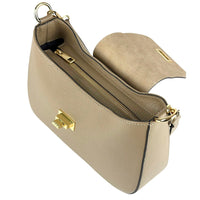 Costanza Structured Leather Shoulder Bag - Leather Italiano
