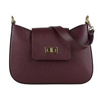 Costanza Structured Leather Shoulder Bag - Leather Italiano