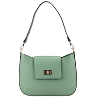 Costanza Structured Leather Shoulder Bag - Leather Italiano