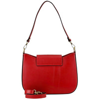 Costanza Structured Leather Shoulder Bag - Leather Italiano