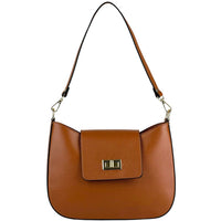 Costanza Structured Leather Shoulder Bag - Leather Italiano