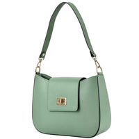 Costanza Structured Leather Shoulder Bag - Leather Italiano