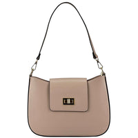 Costanza Structured Leather Shoulder Bag - Leather Italiano