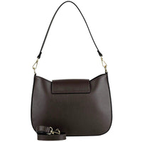 Costanza Structured Leather Shoulder Bag - Leather Italiano