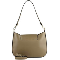 Costanza Structured Leather Shoulder Bag - Leather Italiano