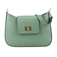 Costanza Structured Leather Shoulder Bag - Leather Italiano