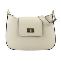 Costanza Structured Leather Shoulder Bag - Leather Italiano