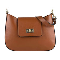 Costanza Structured Leather Shoulder Bag - Leather Italiano