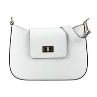 Costanza Structured Leather Shoulder Bag - Leather Italiano