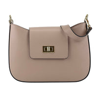 Costanza Structured Leather Shoulder Bag - Leather Italiano
