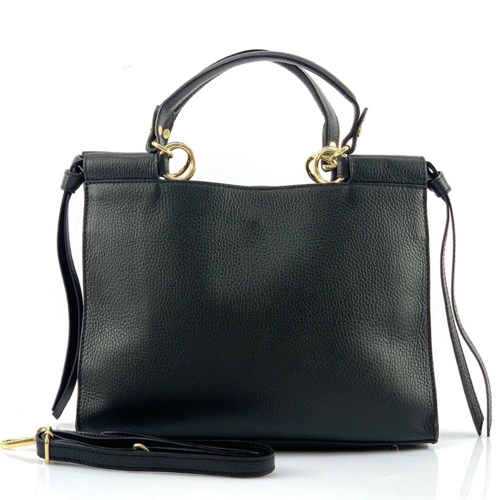 Croisette Leather Handbag - Leather Italiano
