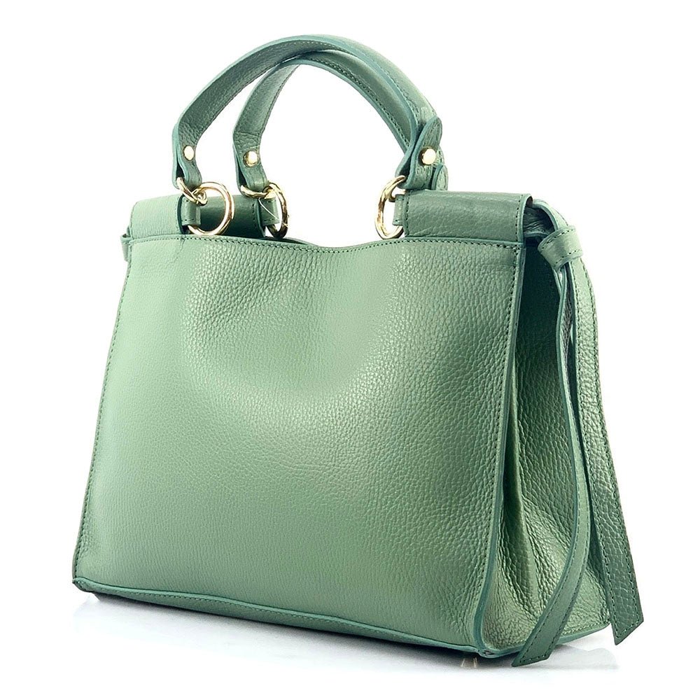 Croisette Leather Handbag - Leather Italiano