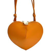 Cuoretta Mini Heart - Shaped Leather Crossbody Bag - Leather Italiano