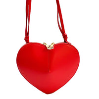 Cuoretta Mini Heart - Shaped Leather Crossbody Bag - Leather Italiano
