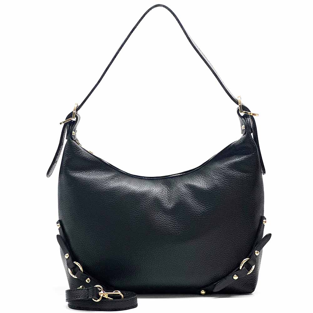 Dafne Women’s Italian Leather Shoulder Bag – Convertible Crossbody (Handmade in Florence) - Leather Italiano