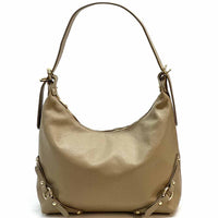 Dafne Women’s Italian Leather Shoulder Bag – Convertible Crossbody (Handmade in Florence) - Leather Italiano