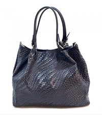 Debora S Leather Shoulder Bag: Modern Chic - Leather Italiano