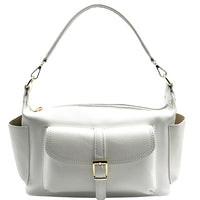 Delvira Pocket Cow Leather Shoulder Bag - Leather Italiano