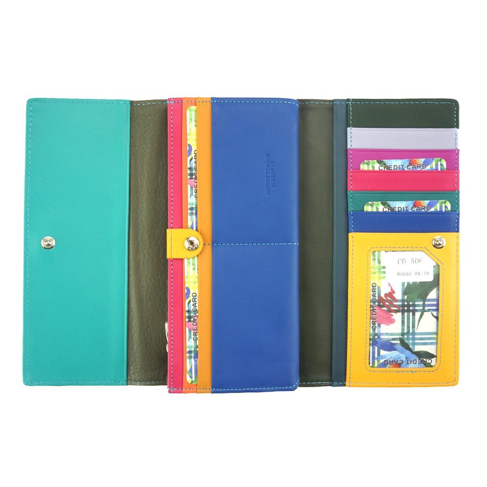 Dianora M: Italian Leather Wallet - Leather Italiano