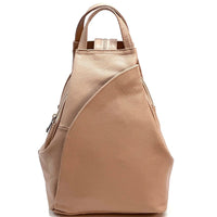 Dina Cow Leather Backpack Versatile and Stylish - Leather Italiano