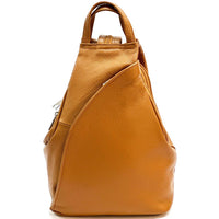 Dina Cow Leather Backpack Versatile and Stylish - Leather Italiano