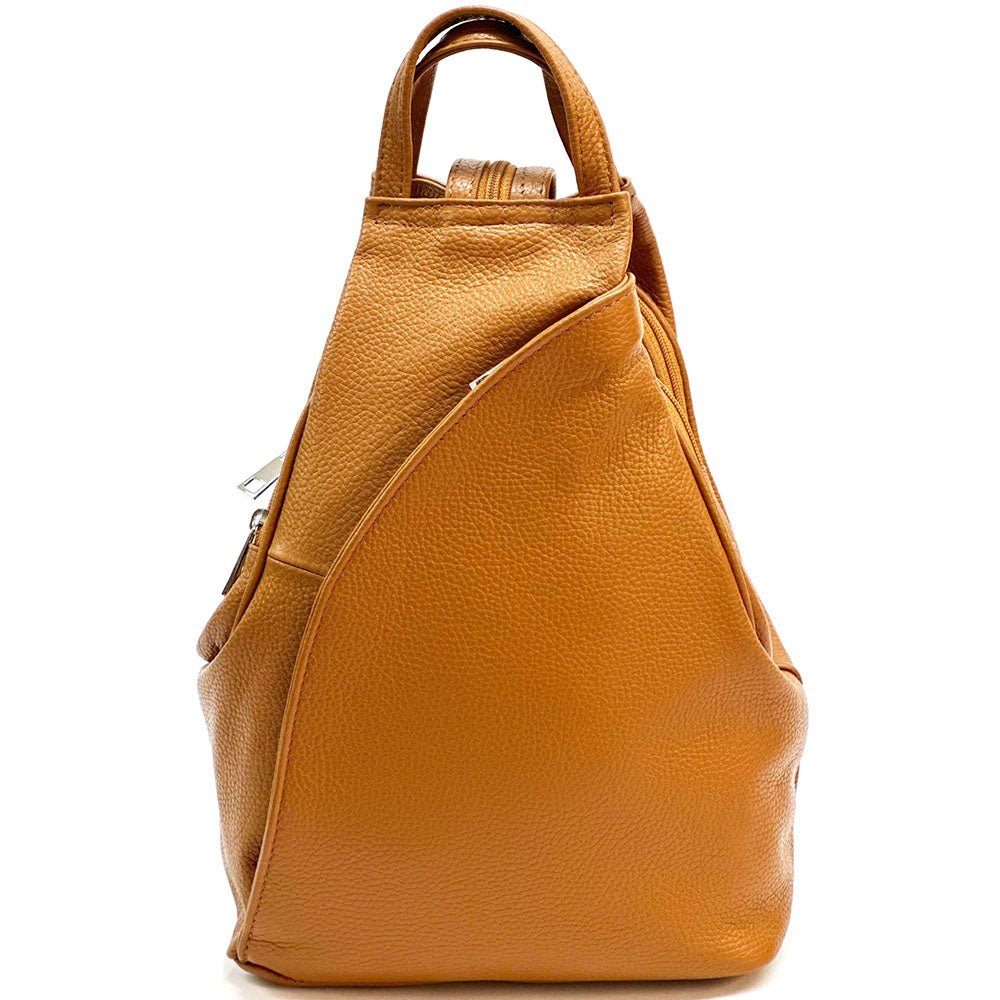 Dina Cow Leather Backpack Versatile and Stylish - Leather Italiano
