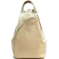 Dina Cow Leather Backpack Versatile and Stylish - Leather Italiano