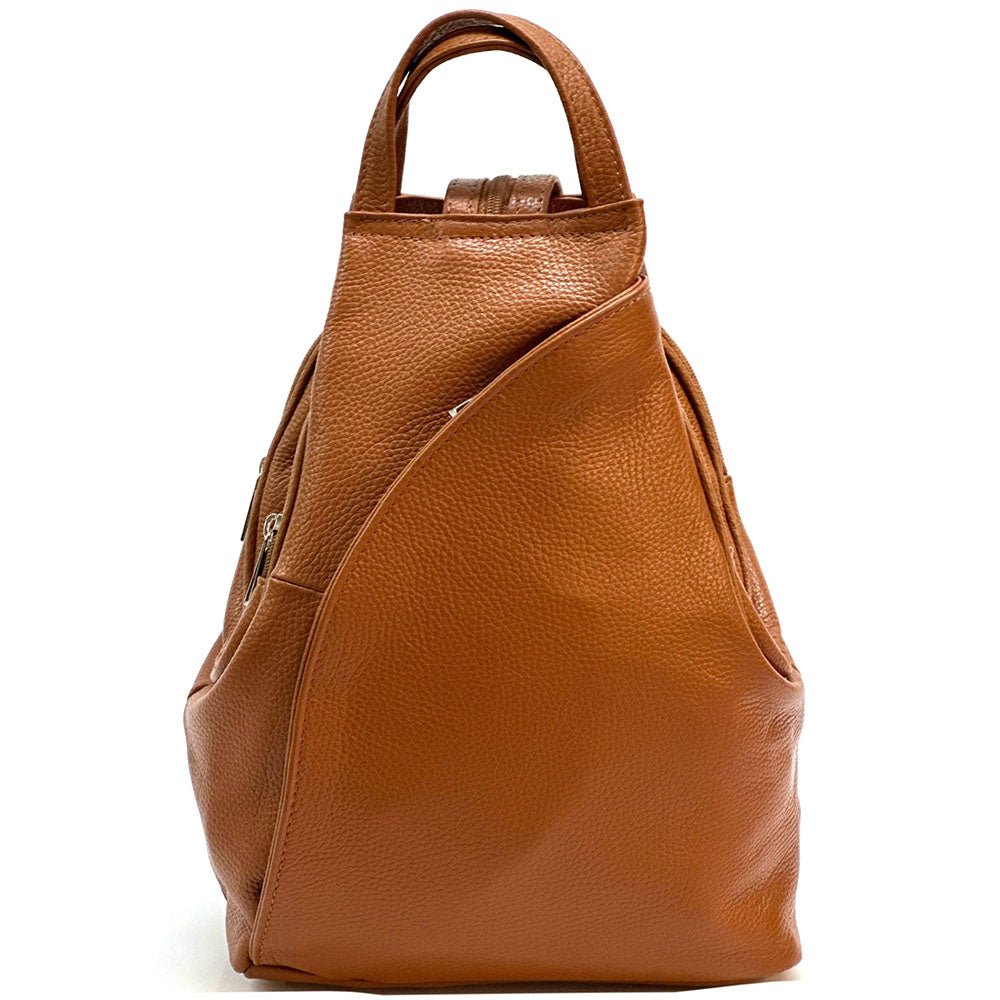 Dina Cow Leather Backpack Versatile and Stylish - Leather Italiano