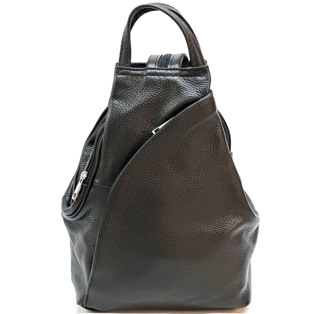 Dina Cow Leather Backpack Versatile and Stylish - Leather Italiano