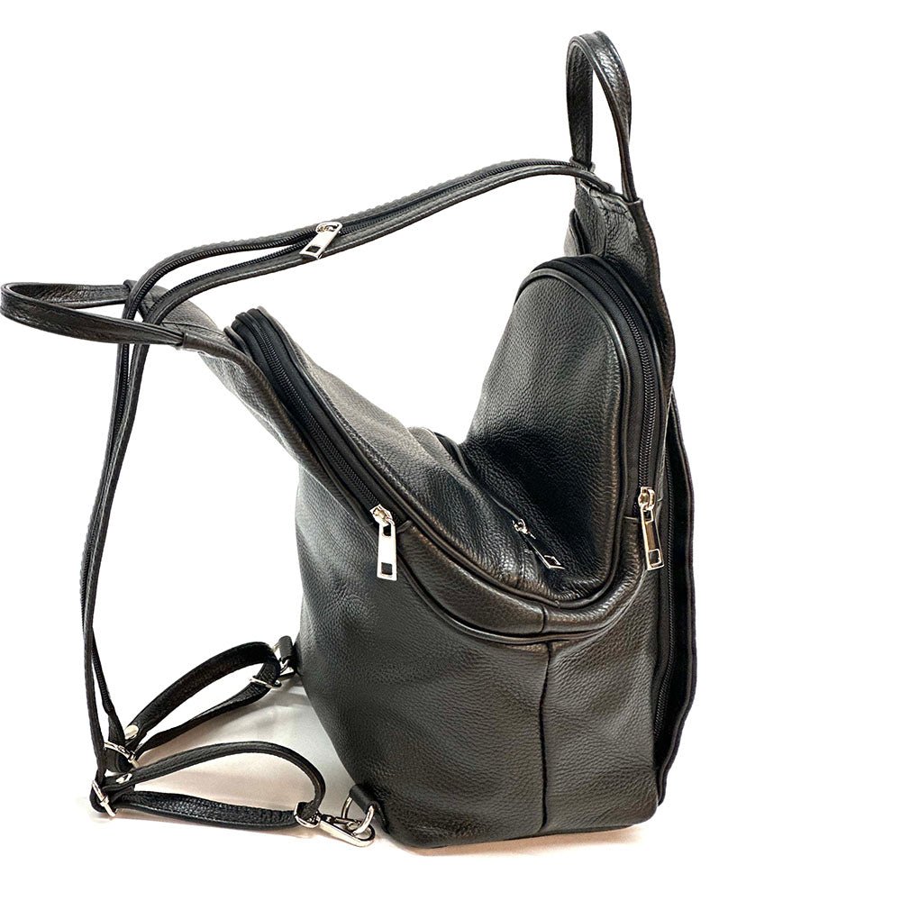 Dina Cow Leather Backpack Versatile and Stylish - Leather Italiano