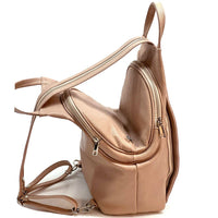 Dina Cow Leather Backpack Versatile and Stylish - Leather Italiano