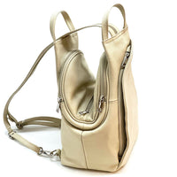 Dina Cow Leather Backpack Versatile and Stylish - Leather Italiano